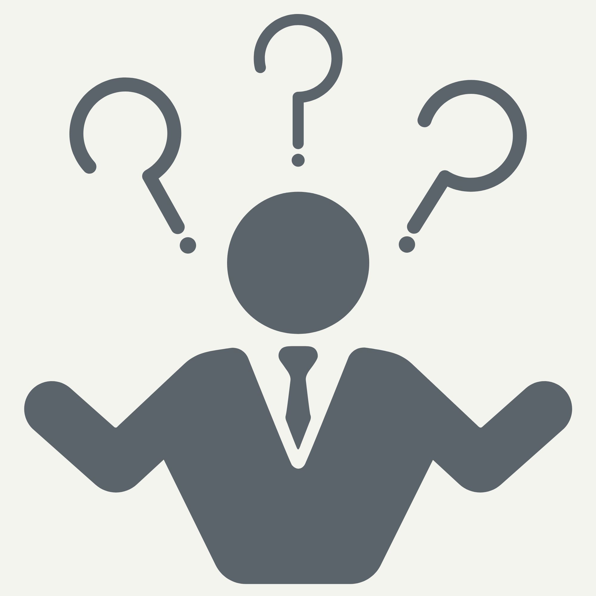 ホームページ運用に悩む人のイラスト