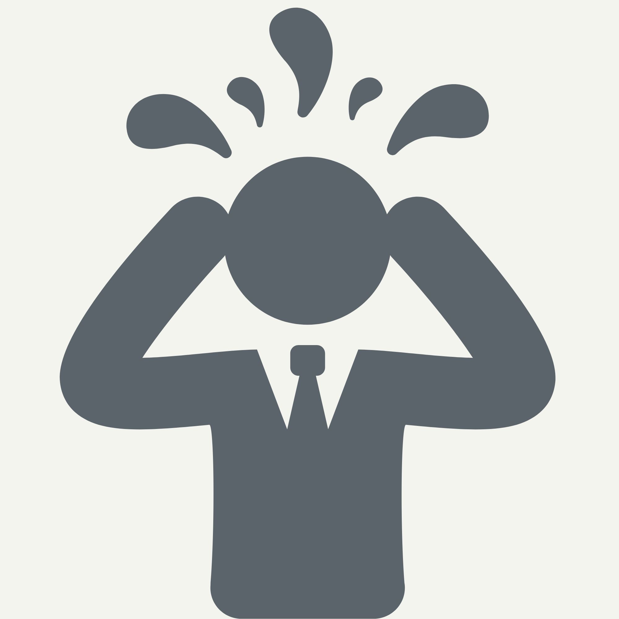 ホームページ改善を考える人のイラスト